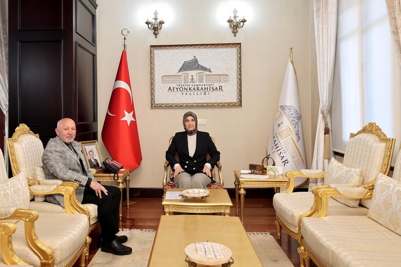 Afyonkarahisar Valisi Yiğitbaşı, İl Genel Meclisi Başkanı Siper'i Kabul Etti