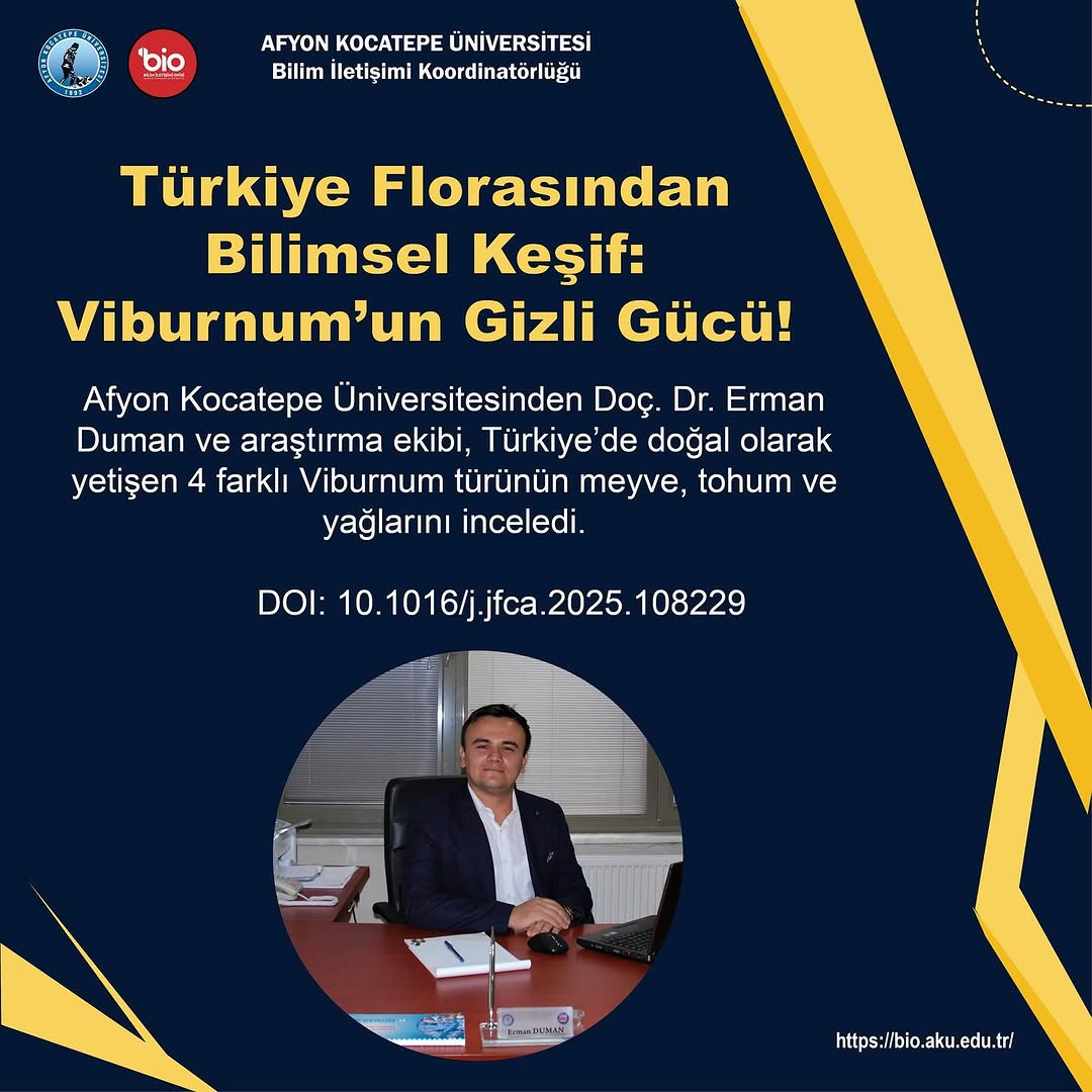 Türkiye Florasındaki Viburnum Türlerinin İyileştirici Gücü Bilimsel Araştırmayla Ortaya Kondu