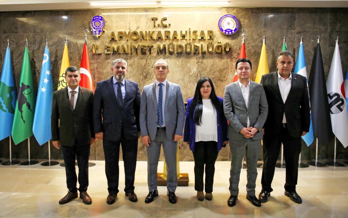 Sendika Temsilcileri Afyonkarahisar Emniyet Müdürü'nü Ziyaret Etti