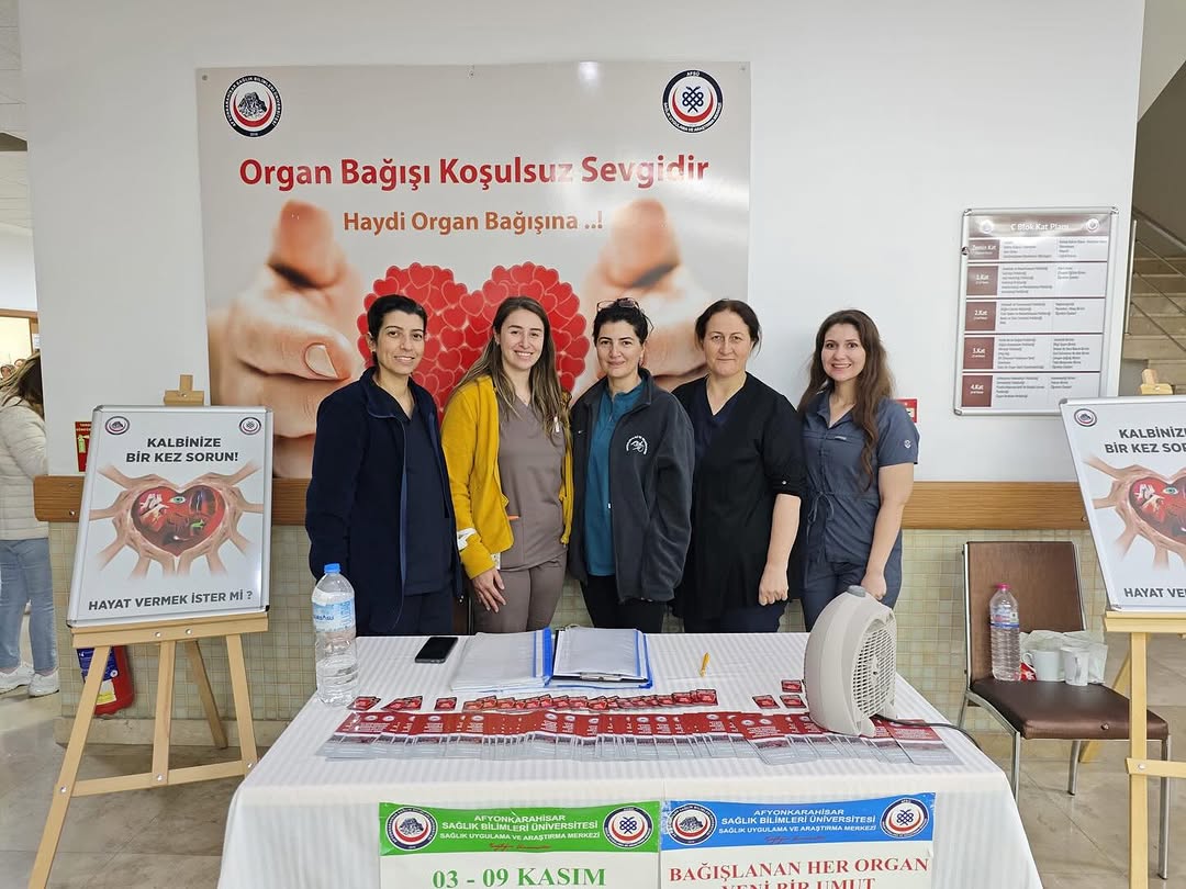 AFSÜ Hastanesinde Organ Bağışı Standı Büyük İlgi Gördü