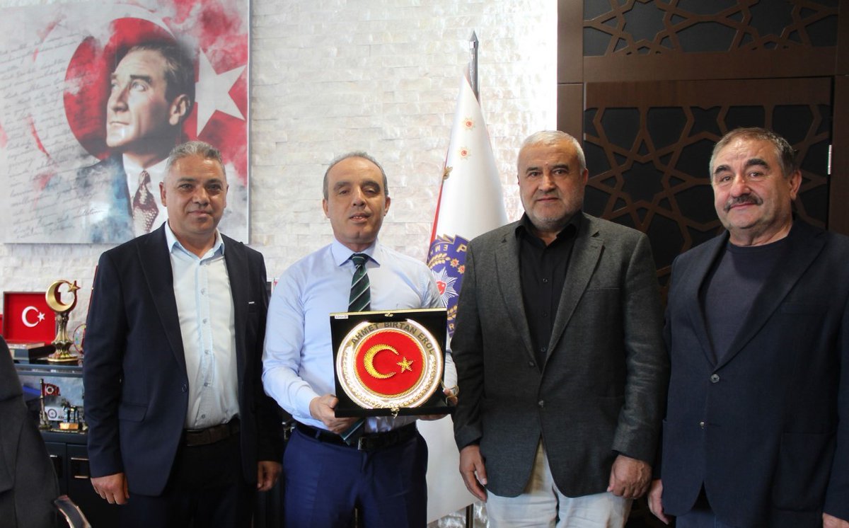 Afyonkarahisarlı İş İnsanları Emniyet Müdürü'nü Ziyaret Etti