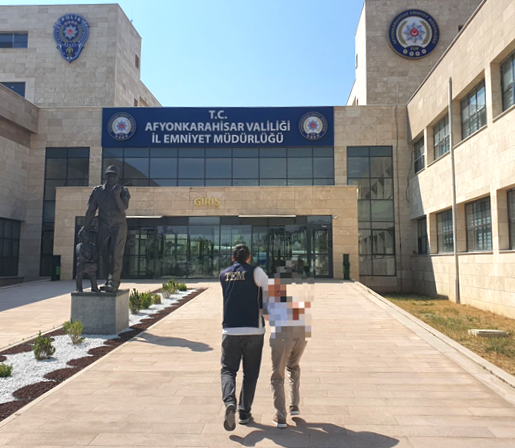 Edirne'de Aranan Şahıs Afyonkarahisar'da Yakalandı