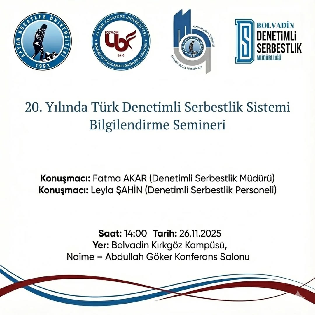 Afyonkarahisar'da Denetimli Serbestlik Sistemi 20. Yılında Masaya Yatırıldı