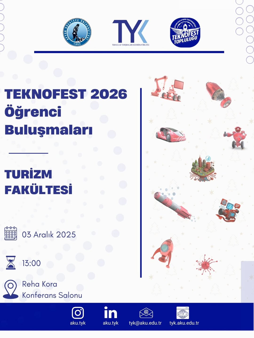 Teknofest 2026 Hazırlıkları Afyon Kocatepe Üniversitesi'nde Başlıyor