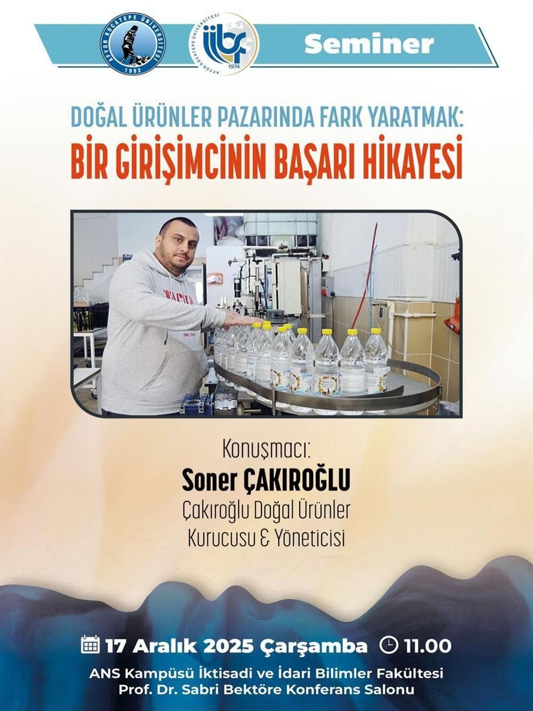 AKÜ'de Doğal Ürünler Pazarında Başarı Hikayesi Paylaşıldı