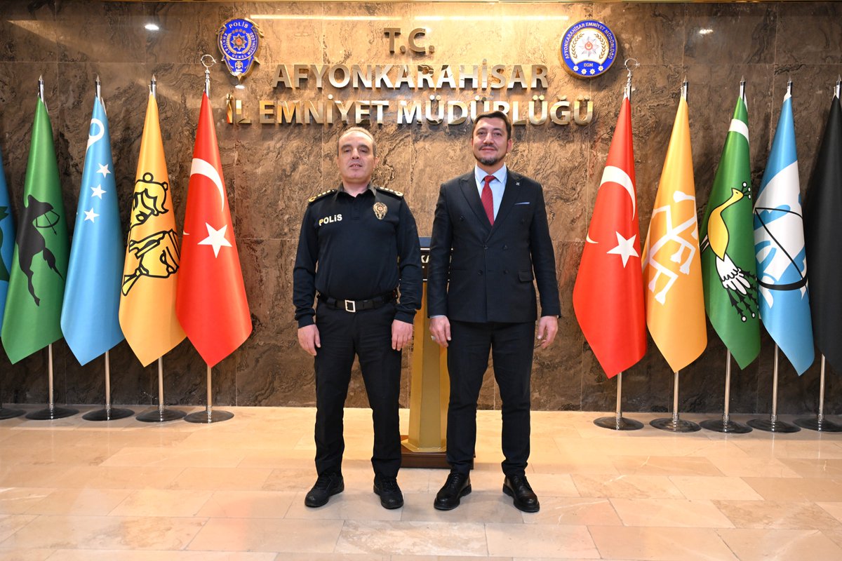 TÜGVA Afyonkarahisar İl Temsilcisi, İl Emniyet Müdürü'nü Ziyaret Etti