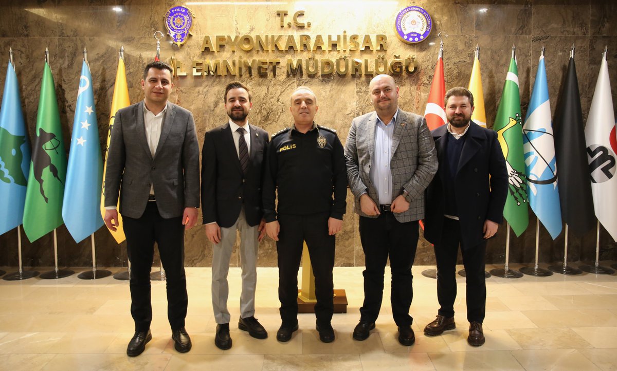 Afyonkarahisar Fenerbahçeliler Derneği'nden Emniyet Müdürü'ne Ziyaret