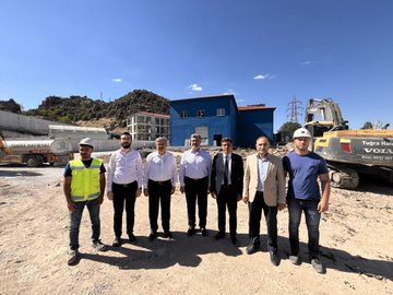 Arslan Afyonkarahisar GİS Trafo Merkezi İnşaatını İnceledi