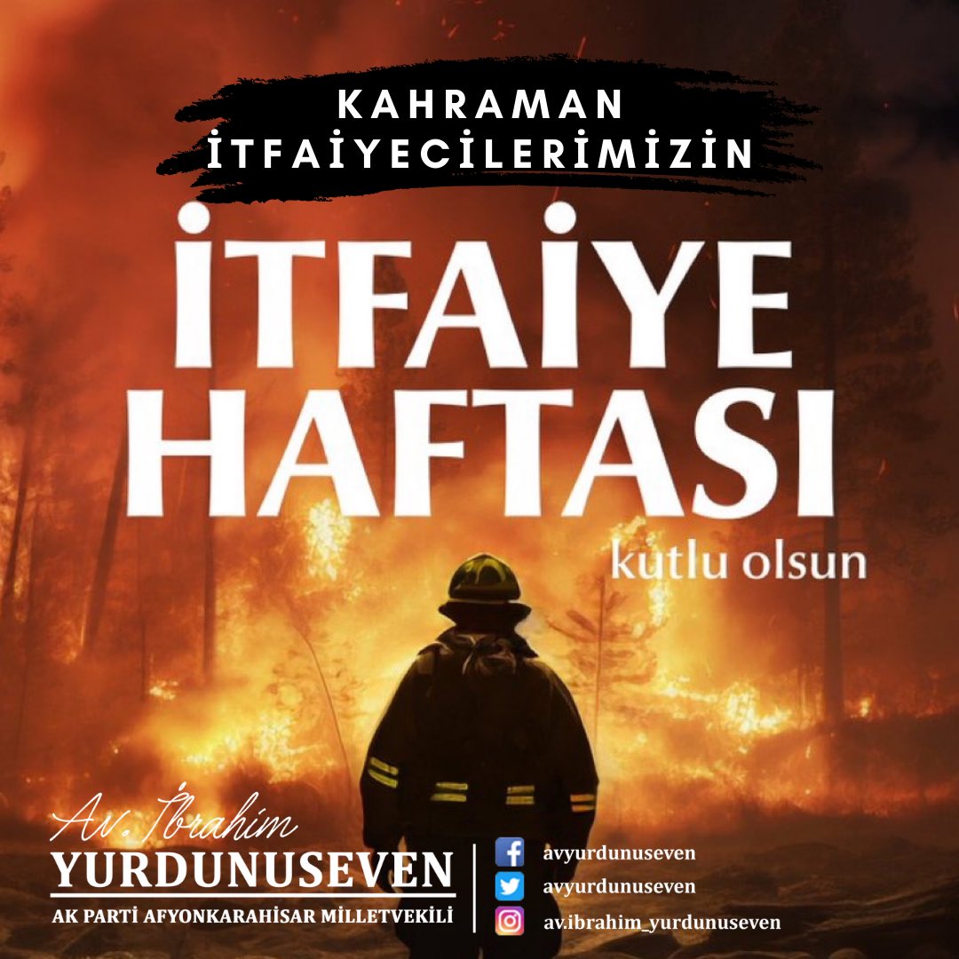 İtfaiye Haftası Kutlanıyor