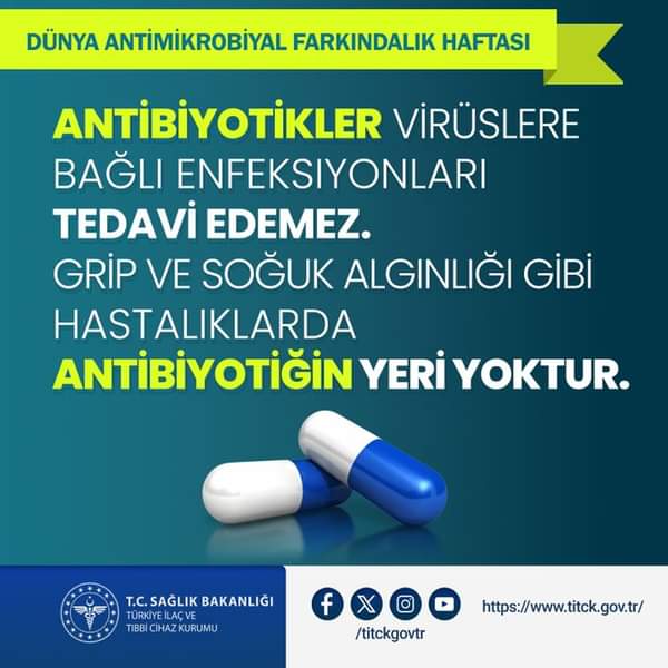 Antibiyotiklerin Kullanımına Dikkat Çekiliyor