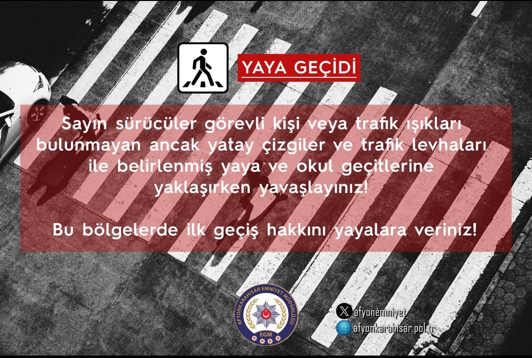 Yaya Geçitlerinde Öncelik Yayaların: Sürücüler Dikkat!