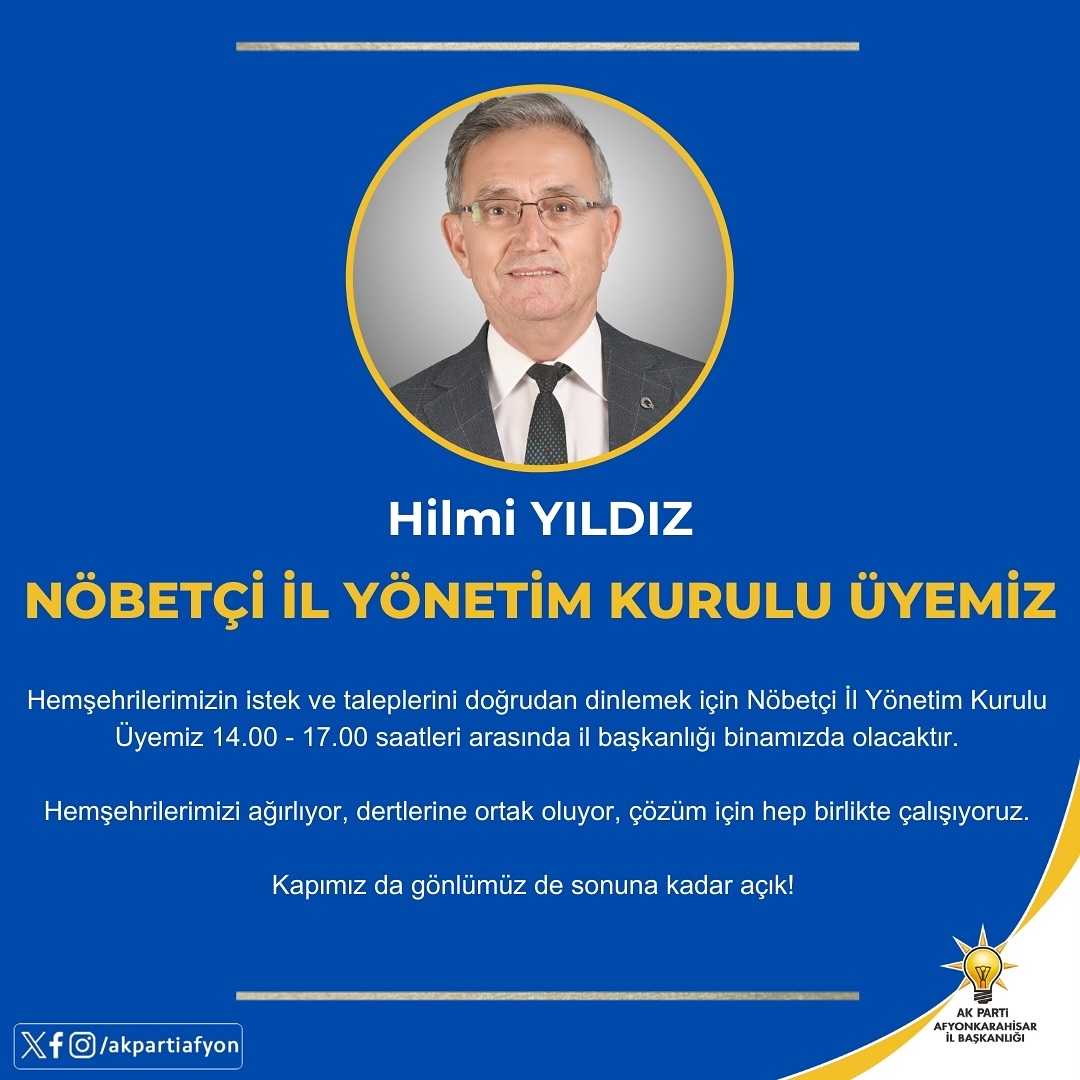 Nöbetçi İl Yönetim Kurulu Üyesi Hemşehrileri Dinliyor