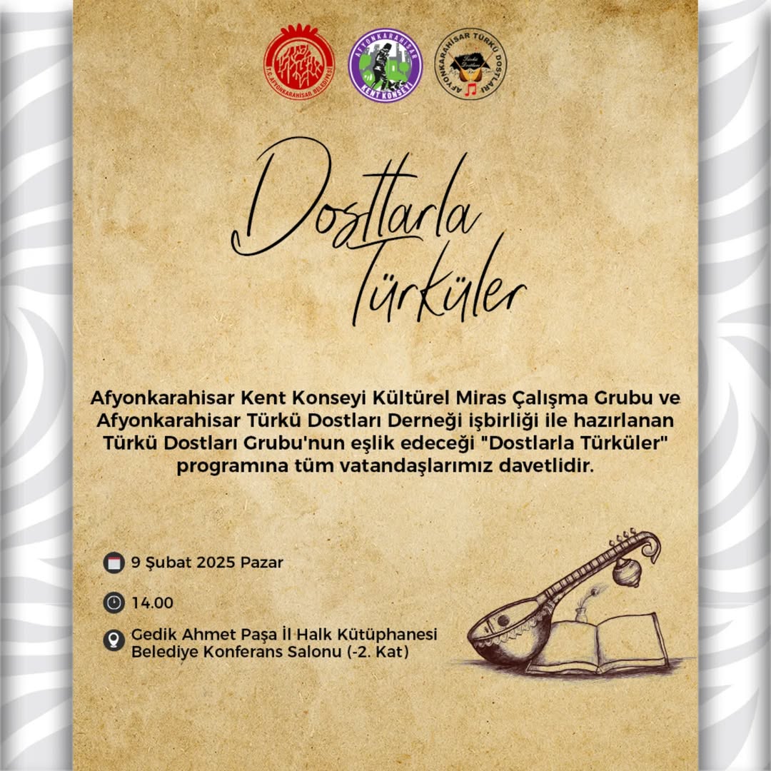 Dostlarla Türküler: Gedik Ahmet Paşa'da Buluşma