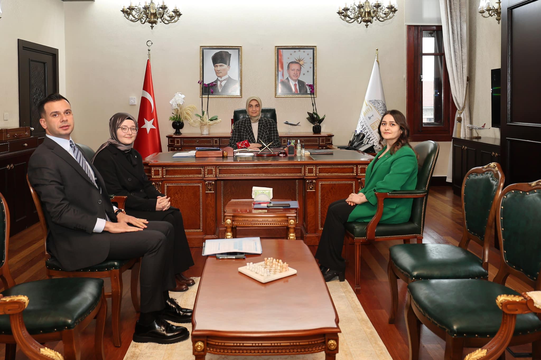 Afyonkarahisar Valisi Yiğitbaşı, Yeni Kaymakamları Makamında Ağırladı
