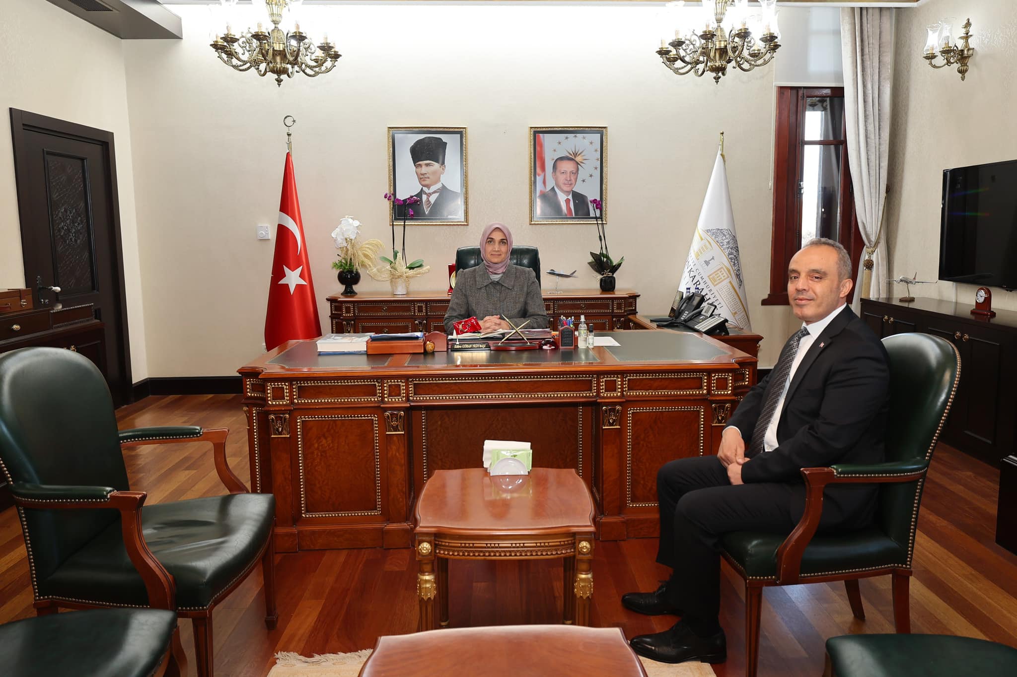 Afyonkarahisar Valisi, Yeni Emniyet Müdürü'nü Makamında Ağırladı