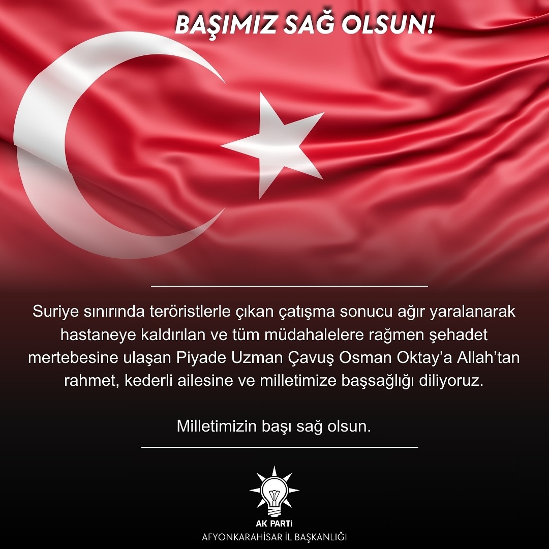 Suriye Sınırında Kahraman Askerimiz Şehit Oldu