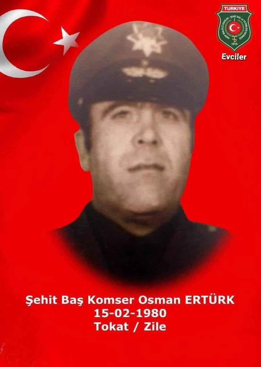 Şehit Başkomiser Osman Ertürk'ün 45. Ölüm Yıldönümünde Anıldı