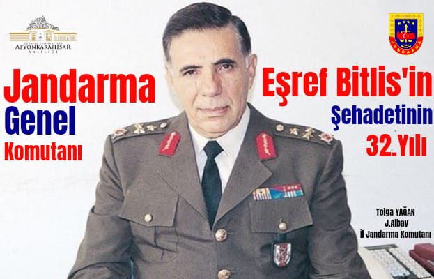 Orgeneral Eşref Bitlis, Şehit Edilişinin 32. Yılında Anıldı