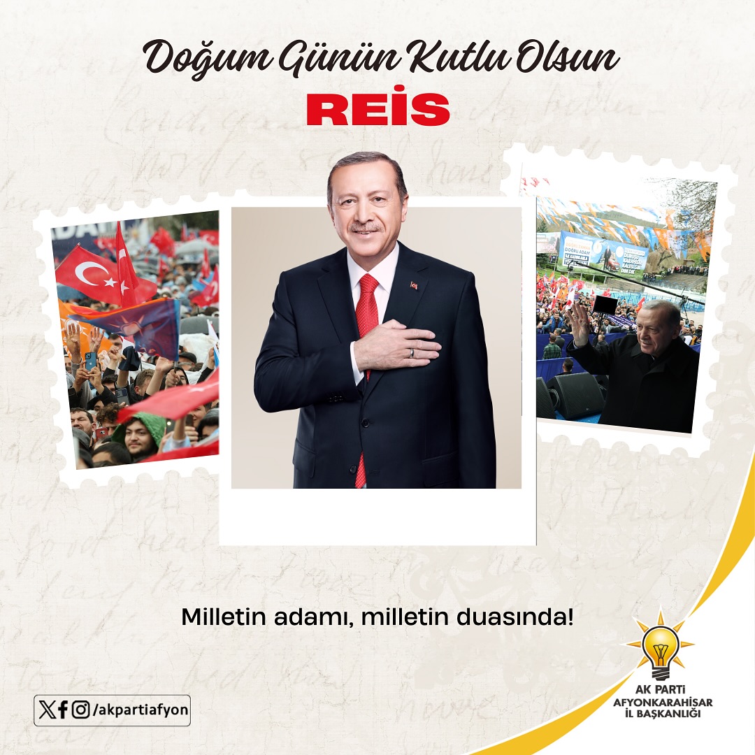 Recep Tayyip Erdoğan'a Doğum Günü Mesajları