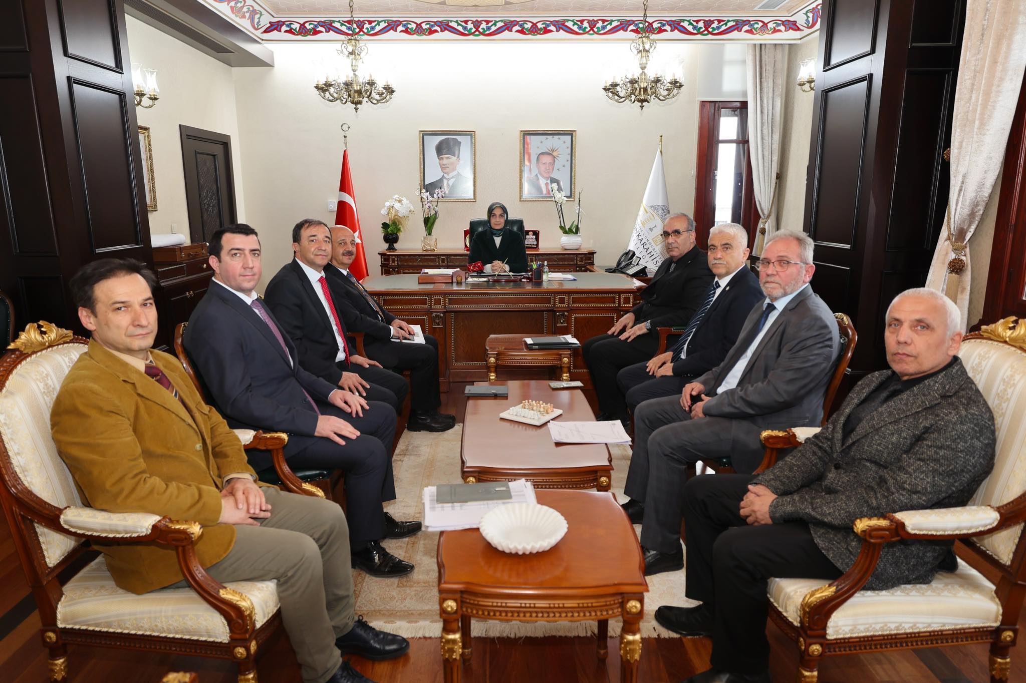 Afyonkarahisar Valiliği'nde DSİ Yetkilileri Kabul Edildi