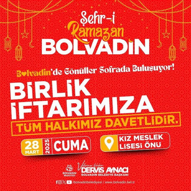 Bolvadin'de Ramazan Birlik ve Beraberlik İftarı Düzenleniyor