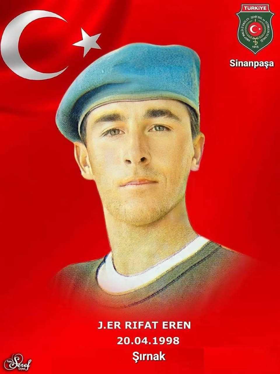 Şırnak'ta Şehit Düşen Rıfat Eren, Şehadetinin 27. Yıl Dönümünde Anıldı