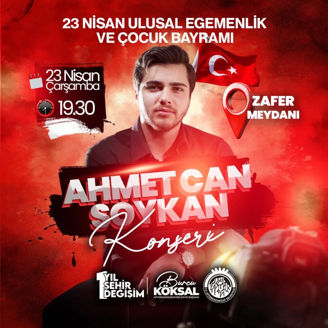 23 Nisan Ulusal Egemenlik ve Çocuk Bayramı Zafer Meydanı'nda Coşkulu Bir Konserle Kutlanacak