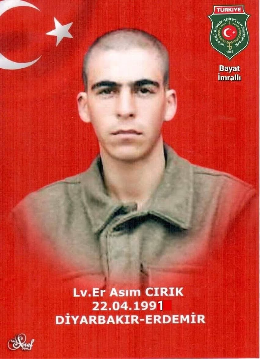 Diyarbakır'da Görev Yaparken Şehit Düşen Asım Çırik, Şehadetinin 34. Yıl Dönümünde Anıldı