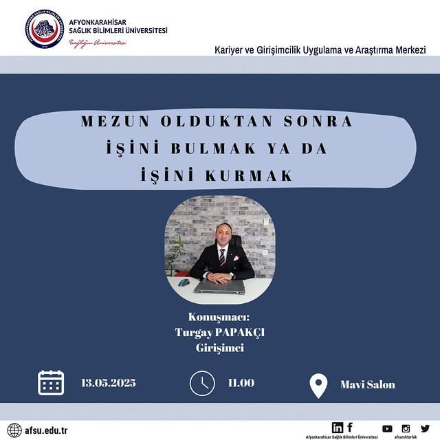 Afyonkarahisar Sağlık Bilimleri Üniversitesi Mezunları, Kariyerlerine Destek Alıyor
