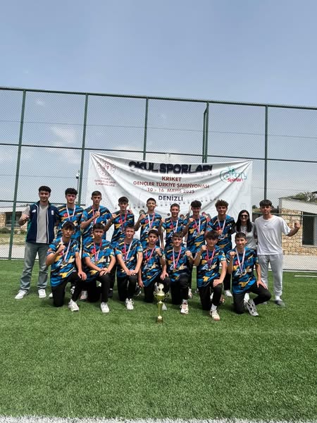 Afyonkarahisar Spor Lisesi Kriket Türkiye Şampiyonu Oldu