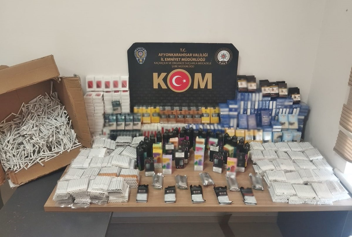 Işıklar Beldesinde Kaçakçılık Operasyonu: Bin 920 Adet Kaçak Ürün Ele Geçirildi
