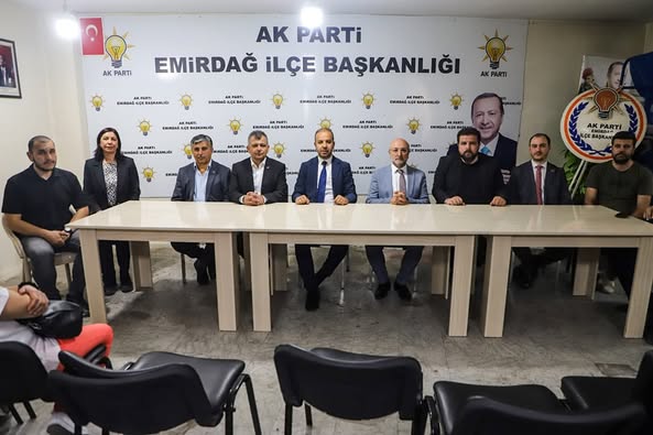 AK Parti Afyon İl Başkanlığı Emirdağ'da İstişare Toplantısı Düzenledi