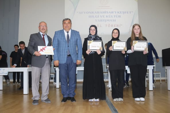 Afyonkarahisar'ı Keşfet Bilgi ve Kültür Yarışması Sona Erdi