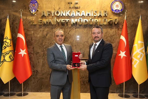 Sandıklı Belediye Başkanı Öztaş, İl Emniyet Müdürü Erol’a Hayırlı Olsun Ziyareti Gerçekleştirdi