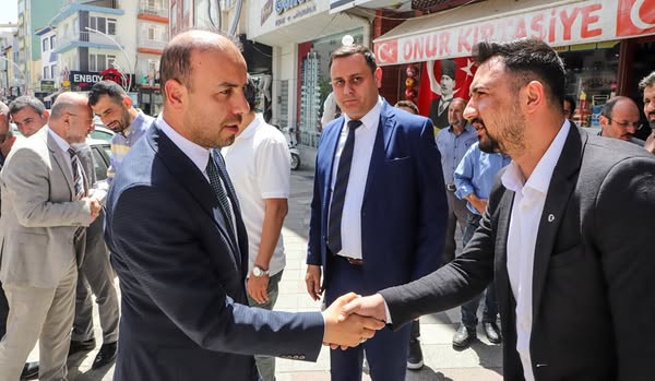 AK Parti Afyon İl Başkanlığı Sandıklı İlçe Teşkilatını Ziyaret Etti