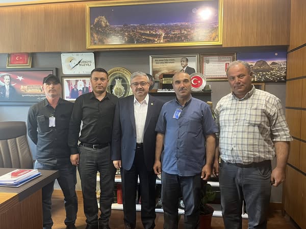 AK Parti Milletvekili Yurdunuseven, Çay İlçe ve Belde Başkanlarını TBMM'de Ağırladı
