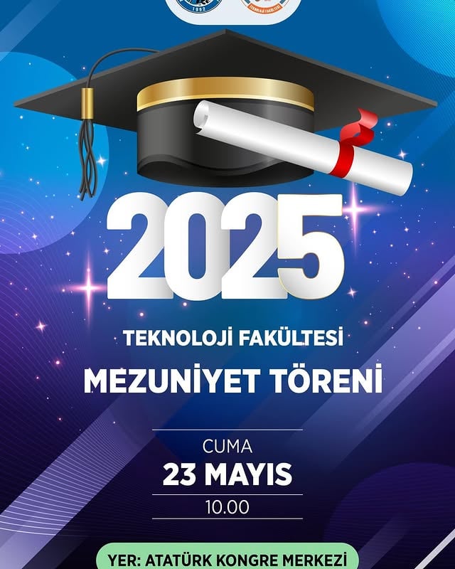 Afyon Kocatepe Üniversitesi'nde Teknoloji Fakültesi Mezuniyet Töreni Gerçekleştirildi