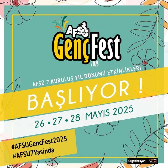 Afyonkarahisar Sağlık Bilimleri Üniversitesi'nde GençFest Coşkusu Başlıyor
