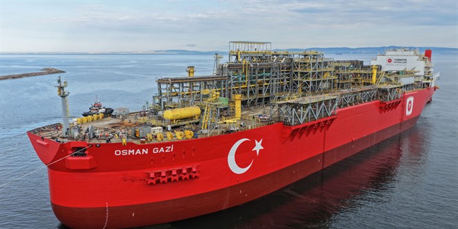 Osman Gazi Platformu Karadeniz Doğal Gaz Üretimini Artırıyor