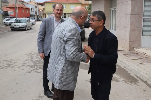 AK Parti Afyon İl Başkanı Şahin, Evciler İlçe Teşkilatı'nı Ziyaret Etti