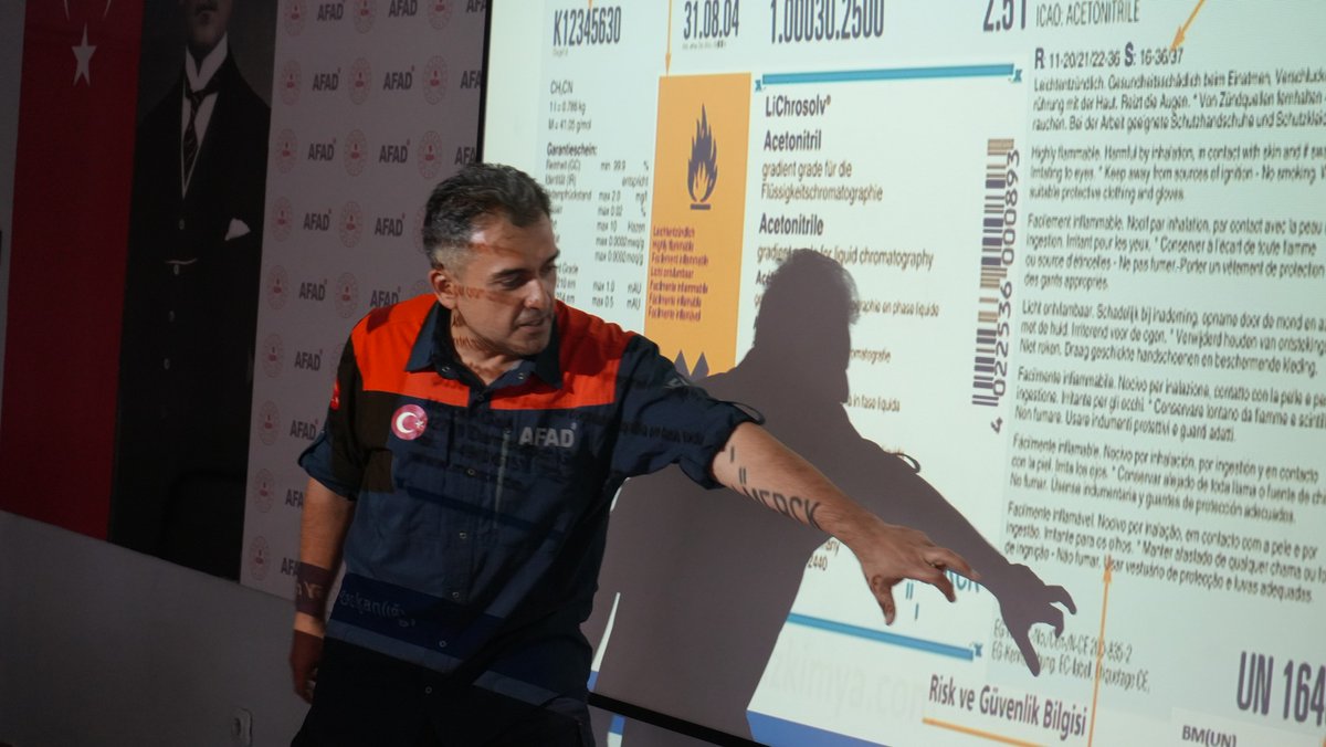 Afyonkarahisar'da Gönüllü Arama Kurtarma Ekiplerine HAZMAT Eğitimi Verildi