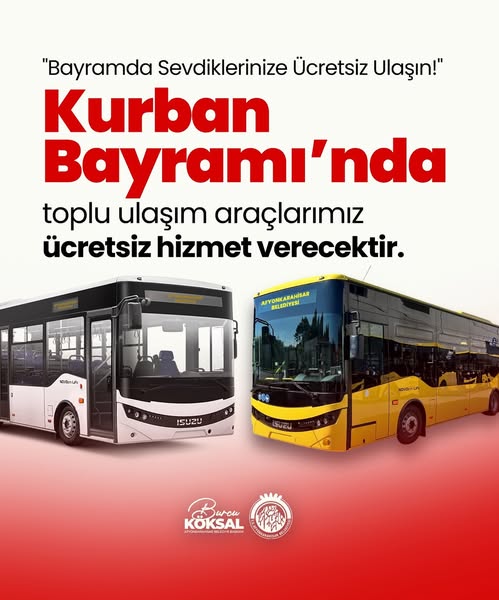 Bayramda Halk Otobüsleri Ücretsiz Seyahat İmkanı Sunuyor