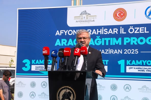Afyonkarahisar İl Özel İdaresi'ne 10 Yeni Hizmet Aracı