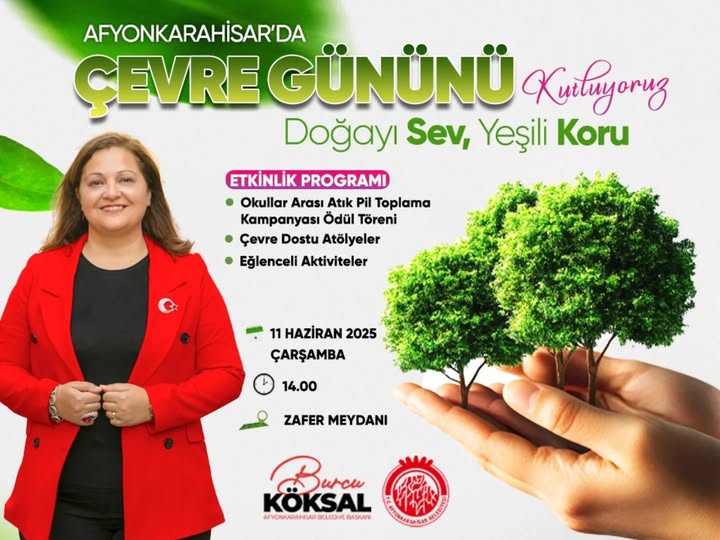 Zafer Meydanı'nda 11 Haziran'da Renkli Çevre Günü Şenliği