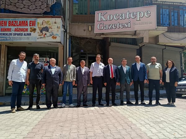 AK Parti Afyon İl Başkanı Şahin, Kocatepe Gazetesi'ni Ziyaret Etti