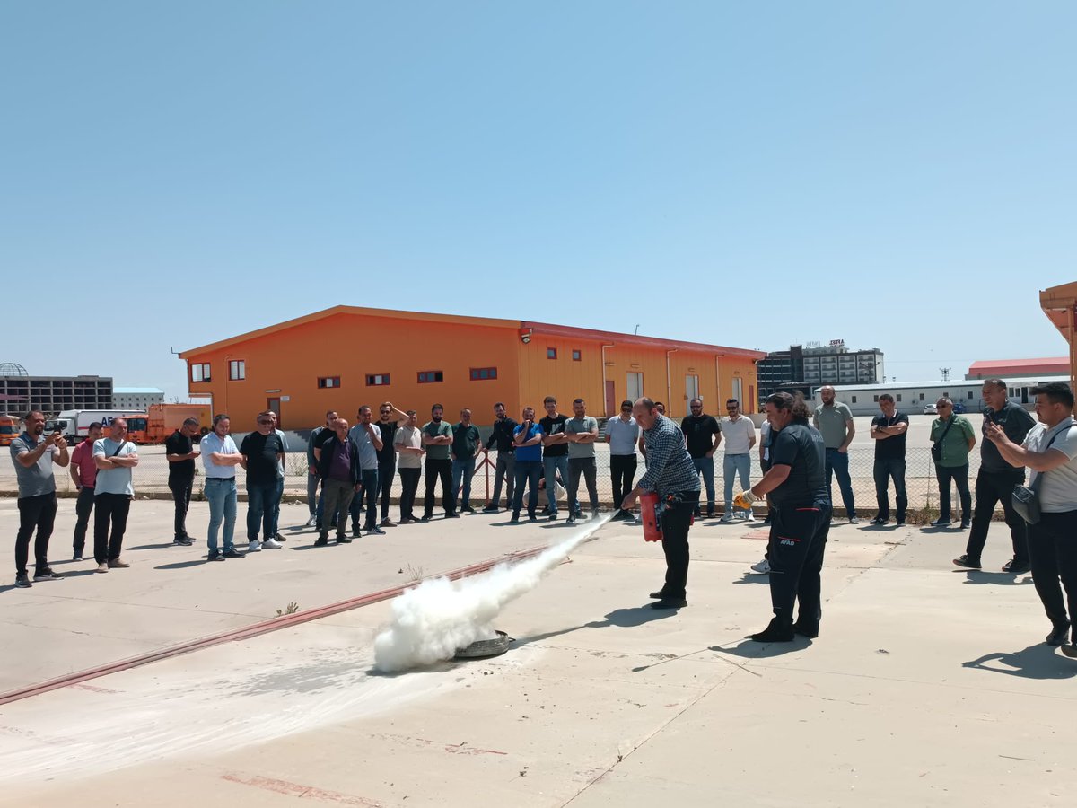 Afyonkarahisar'da TCDD Personeline Yangın Farkındalık Eğitimi Verildi