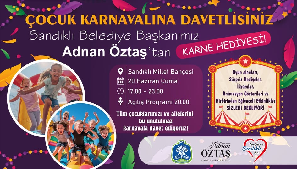 Sandıklı'da İlk Çocuk Karnavalı Düzenleniyor