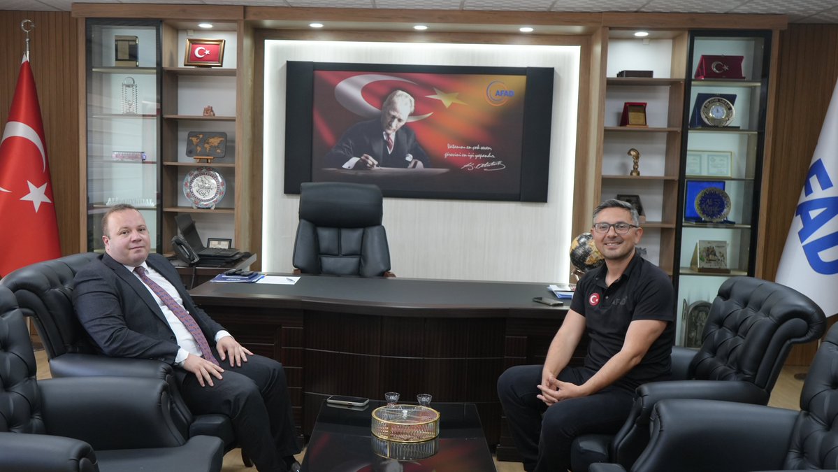 Afyonkarahisar AFAD'a Kaymakam Eser'den Hayırlı Olsun Ziyareti