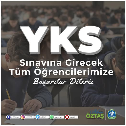 Sandıklı'da YKS Heyecanı Başladı: Başkan Öztaş'tan Öğrencilere Başarı Mesajı