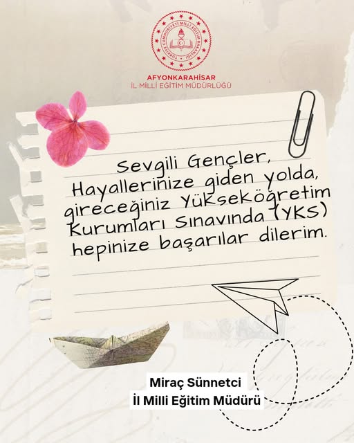 Afyonkarahisar'da Öğrenciler Sınav Heyecanı Yaşıyor